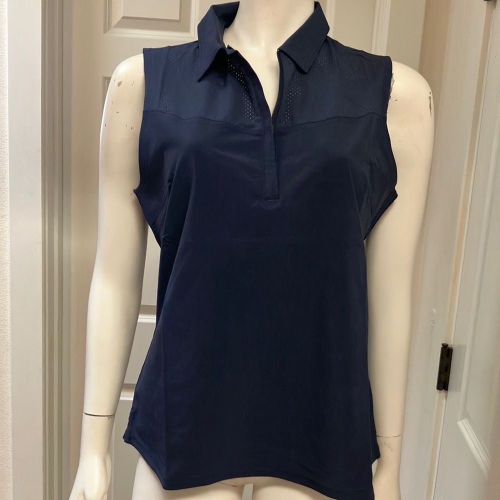 Puma Golf/Tennis/Athletic/Athleisure Zip Front Polo, NWT!